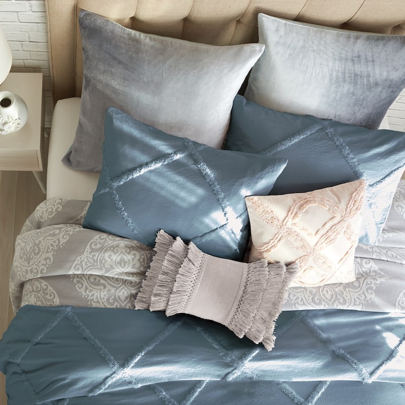 Porch & Den Norris Lattice Cotton Duvet Cover