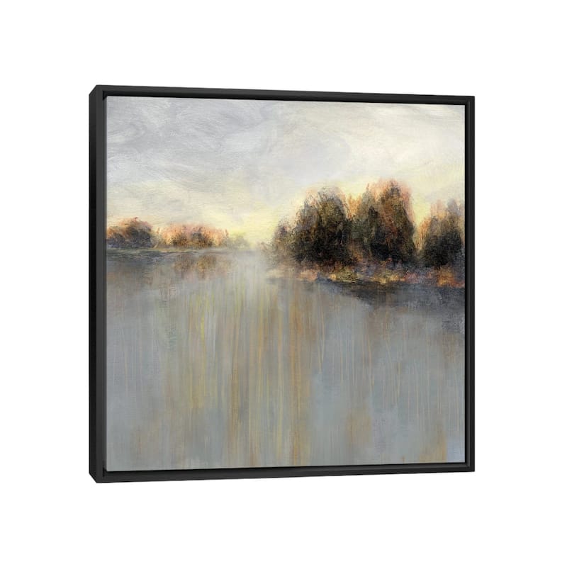 iCanvas "Rainy Sunset II" by Nan Framed Canvas Print - Black - 26x26
