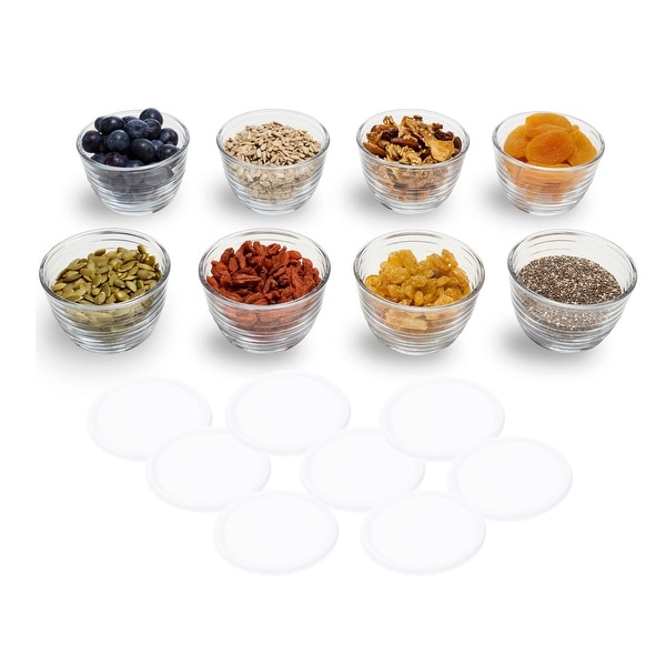 Libbey Glass Bowls with Lids - Thumbnail 3