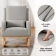 preview thumbnail 57 of 66, HOMYKA 27.5" Wide Rocking Chair for Nursery