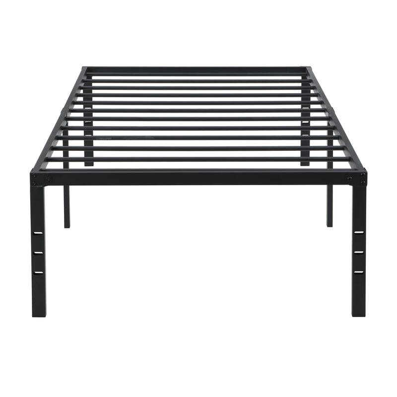 Metal Platform Bed Frame without Headboard, Heavy Duty Metal Bed Frame, No Box Spring Needed, Under Bed Storage