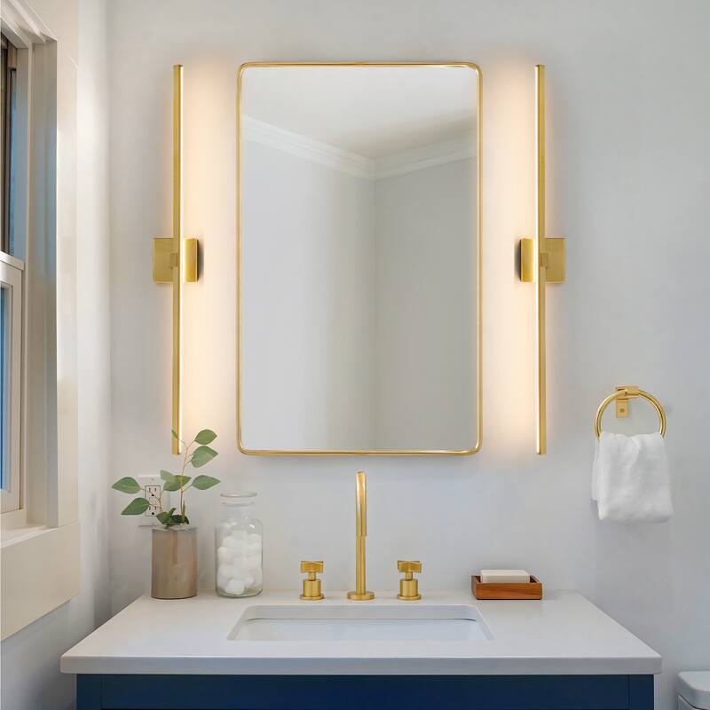 Modern Vanity Lighting Fixtures 24/32/39'' Bathroom Vanity Lights Over Mirror Wall Sconce for Bathroom