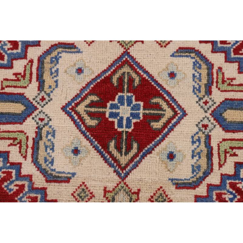Oriental Red Kazak Rug Handmade Wool Carpet - 5'2" x 6'9"