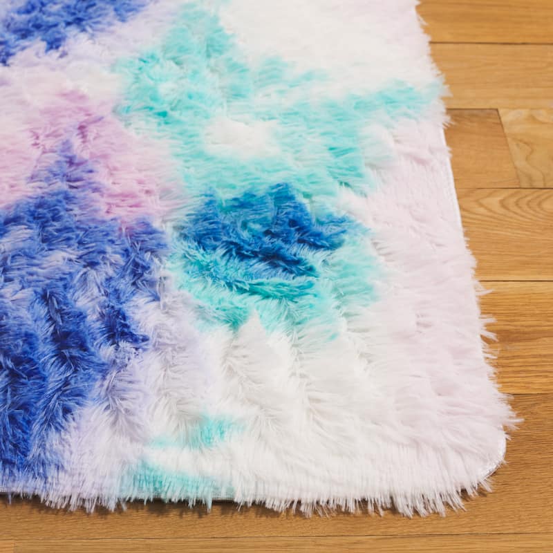 SAFAVIEH Rainbow Shag Didy Shag Rug