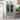 Mint Green Glass Door Display Distressed Cabinet