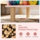 preview thumbnail 20 of 18, Costway Kids Nightstand, Toddler Scalloped Side Table with Wide Top &