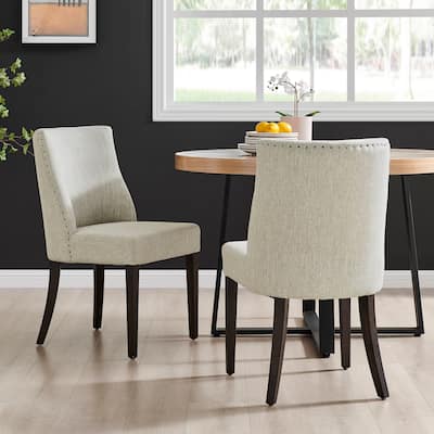NPD Furniture New Paris Fabric Chair (Set of 2)