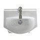 preview thumbnail 9 of 7, Renovators Supply Mahayla 17-3/4" Small Cabinet Vanity Bathroom Sink Black with Faucet, Drain and Overflow