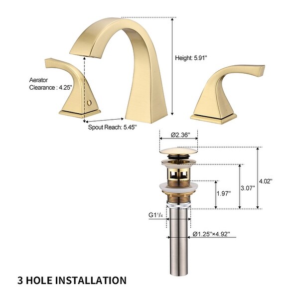 8 in. Widespread 2-Handle Bathroom Faucet