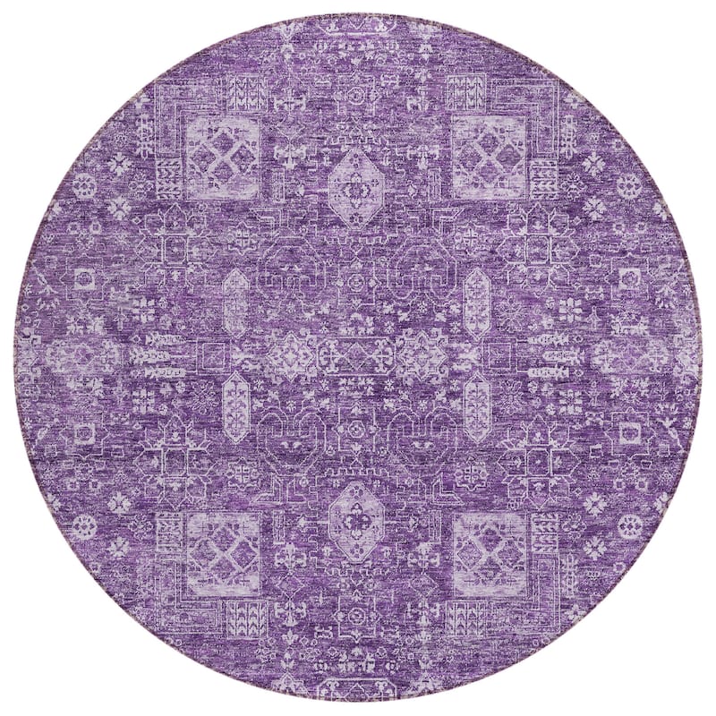 HomeRoots Oriental Transitional Rectangle Outdoor Rug