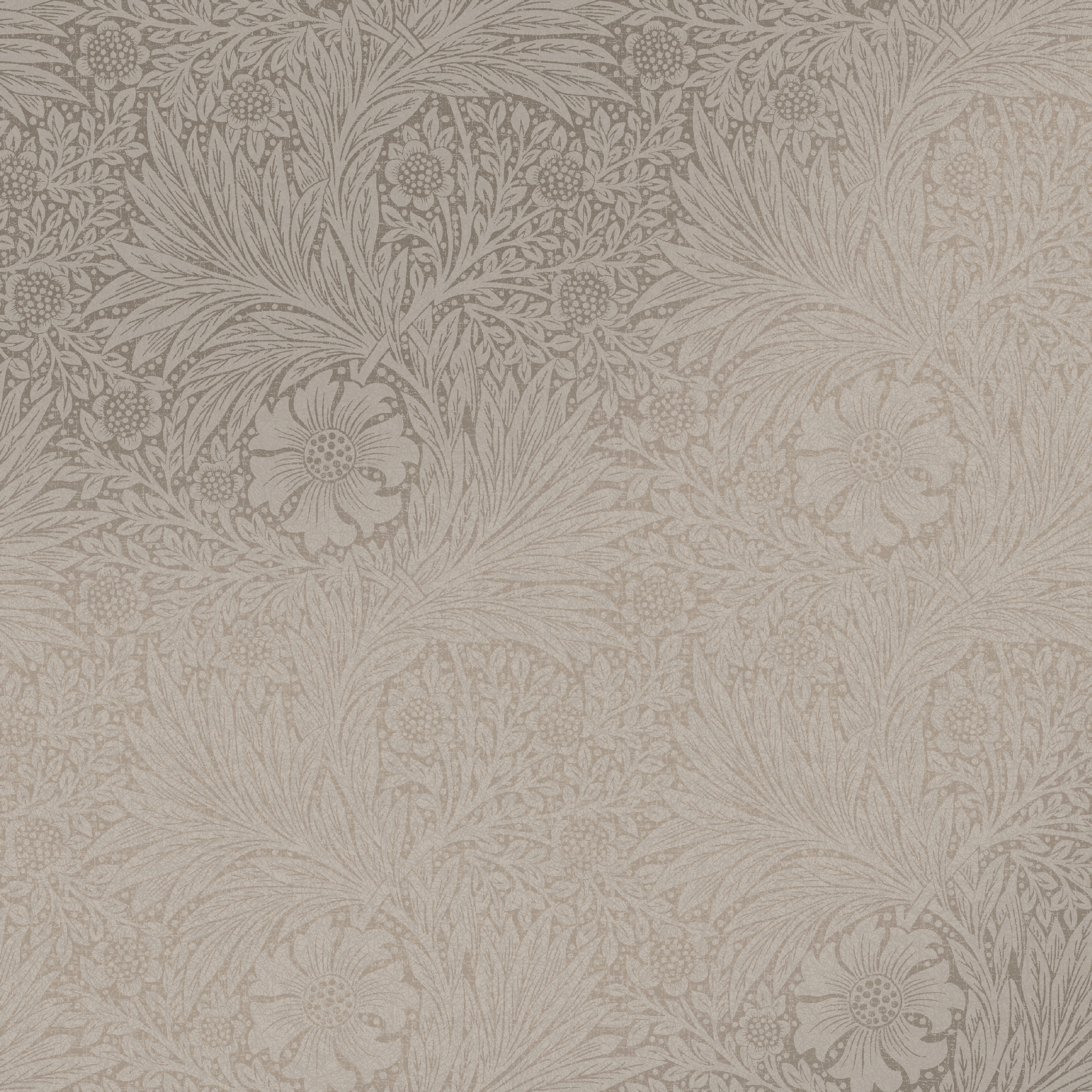 William Morris Marigold Fibrous Neutral Wallpaper