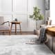 Nuloom Loni SuperiorWash Solid Machine Washable Shag Area Rug