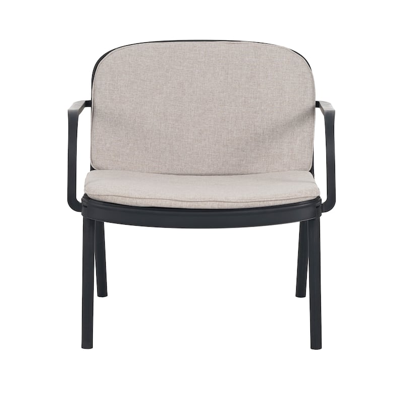 Roomfitters Luna Outdoor Chat Set 3 Piece Polypropylene Frame Cushioned Seating