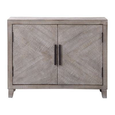 Uttermost Adalind 40" Wide Contemporary Fir Wood Accent Cabinet with