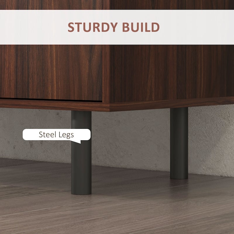 Sideboard with 2 Cupboards, 3 Drawers and Adjustable Shelves