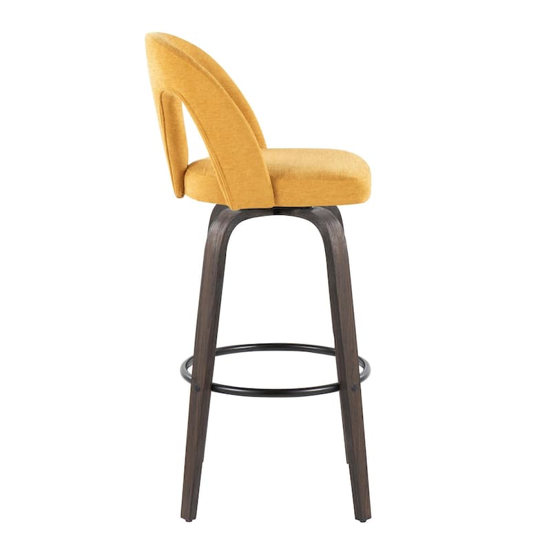 Ava Upholstered 30" Fixed-Height Counter Stool - Set of 2