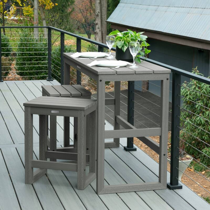 HIGHWOOD Monroe Modern Counter-Height Dining Balcony Set