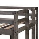 preview thumbnail 19 of 20, Playhouse-inspired Style Twin Over Full Bunk Bed, Loft Bed with Playhouse