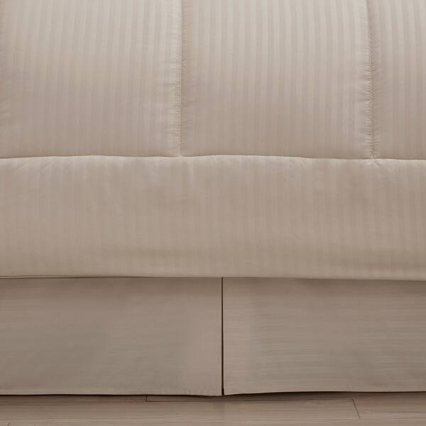 Soft Dobby 8-piece Striped Down Alternative Bed-in-a-Bag Set w/ Sheets