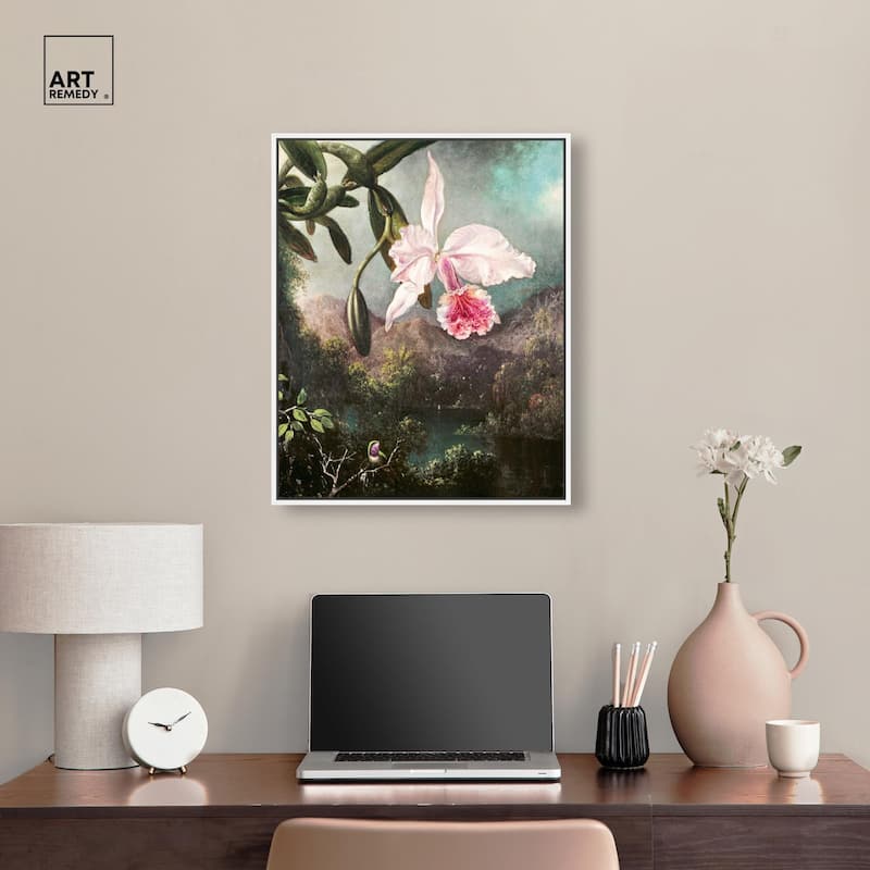 Orchid Blossoms 1873 Canvas by Art Remedy
