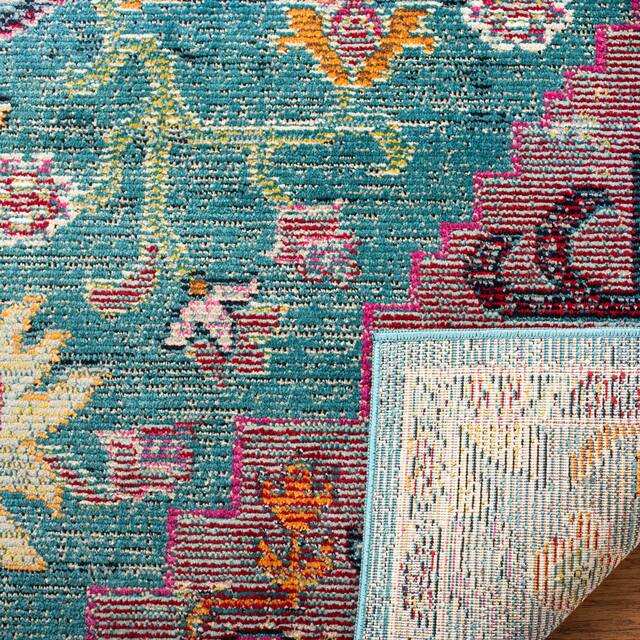 SAFAVIEH Crystal Floretta Vintage Boho Medallion Rug