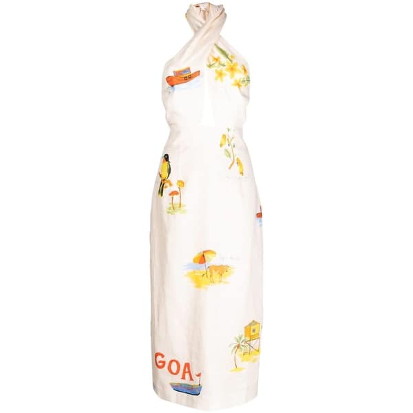 Rhode Women's Paolo Linen Dress Goa Party - Bed Bath & Beyond - 41753732