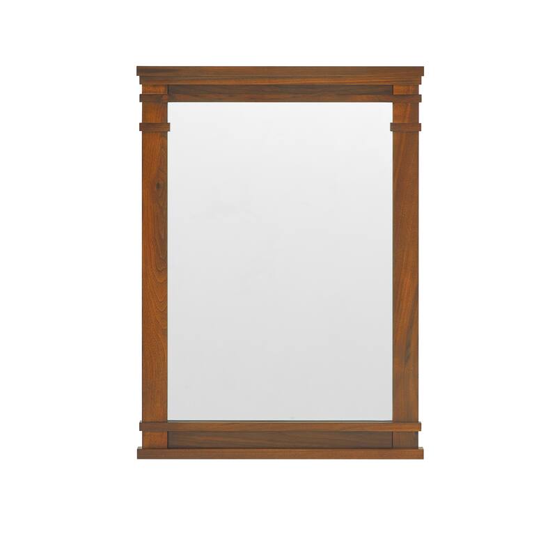 Frank Lloyd Wright USONIA® Harmony 22-inch Wood Mirror - 22 in