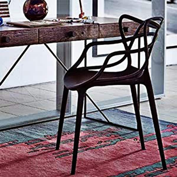 Shop 2xhome Set Of 4 Modern Stacking Design Molded Chairs Dining