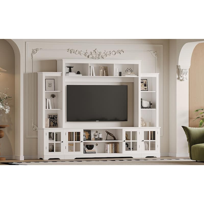 GDF Studio - Harrington Farmhouse Wall Entertainment Center for TVs up to 65 Inches