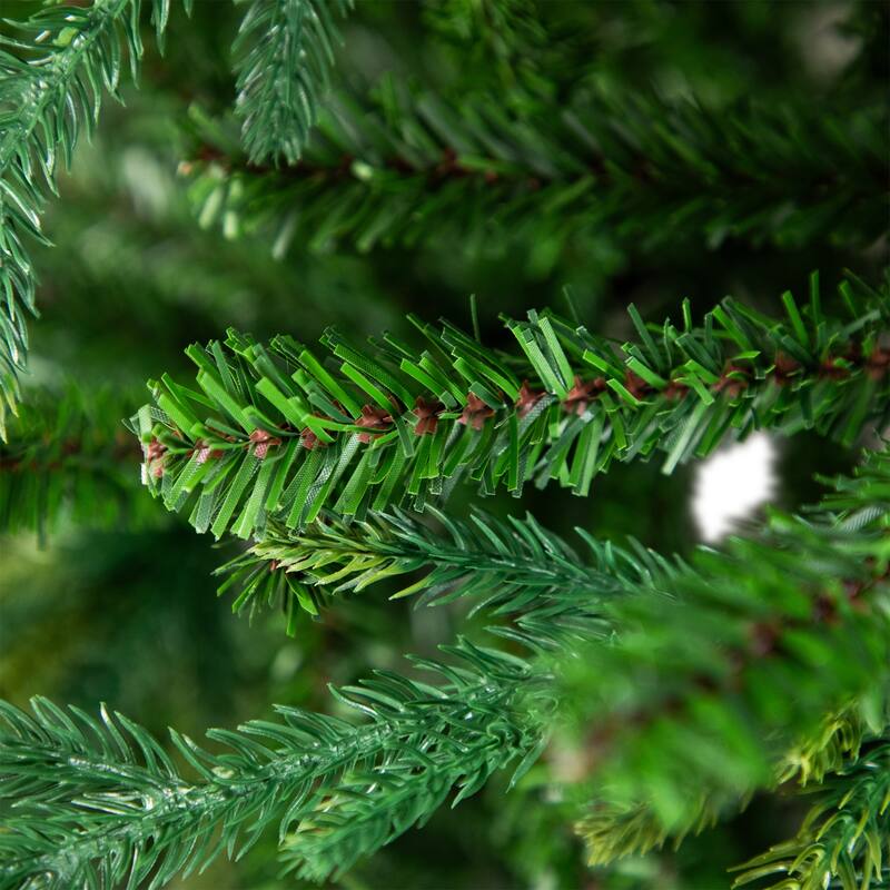 Real Touch™️ Two-Tone River Deer Pine Full Artificial Christmas Tree - 7.5' - Unlit - 7.5 Foot