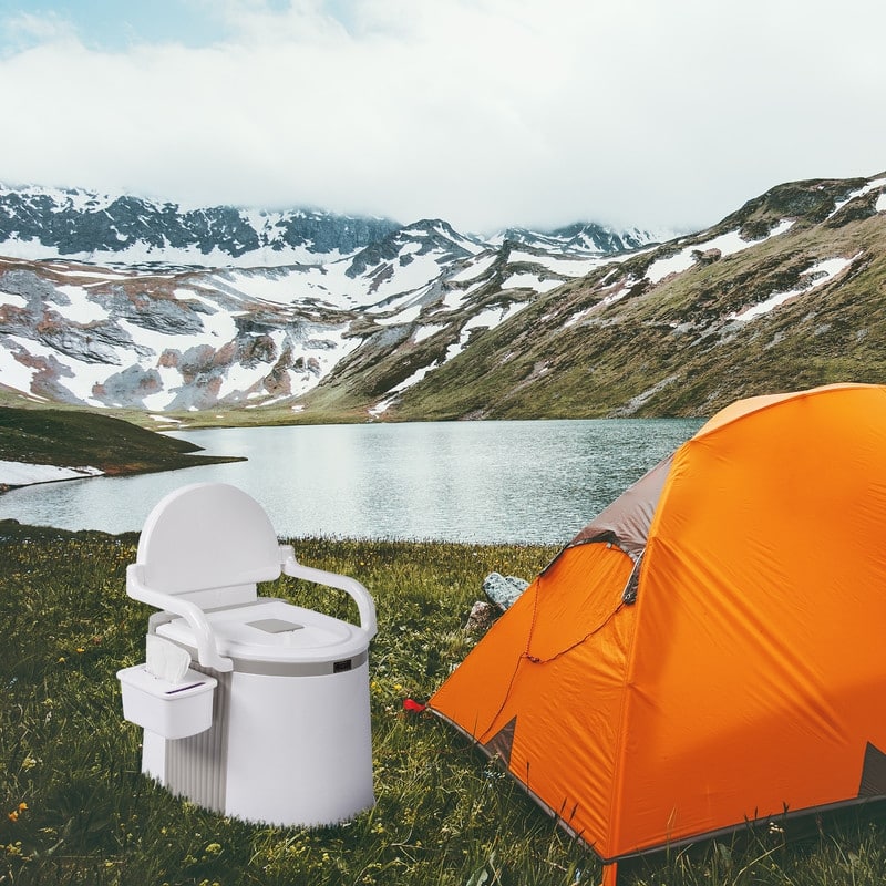 Portable Toilet Outdoor Camping RV Bedroom Pet Training