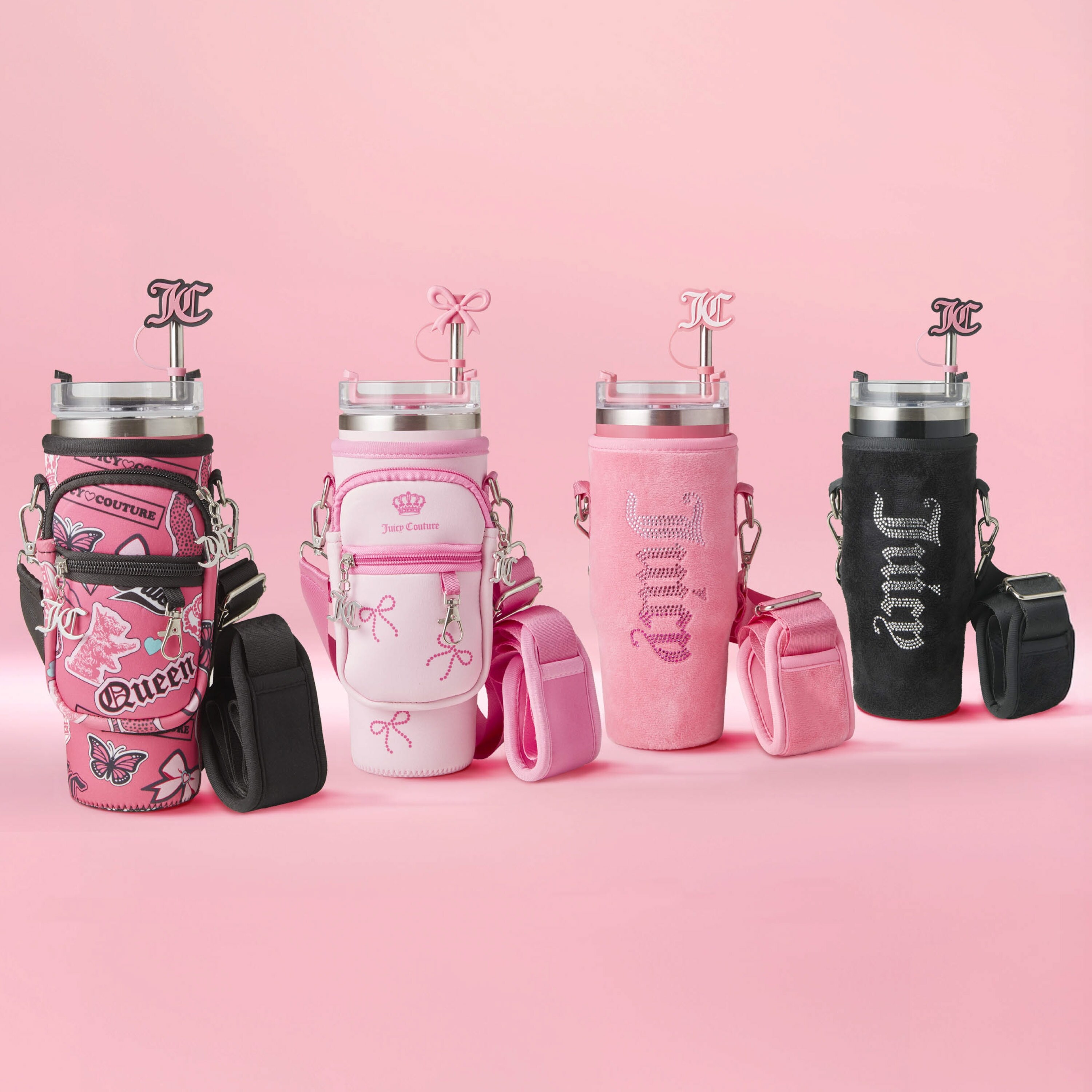 Juicy Couture Jetsetter Hydration Stainless Steel Tumbler with