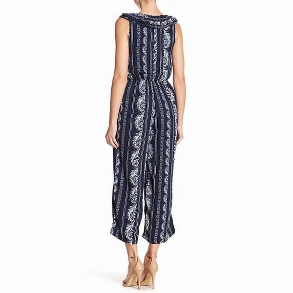 romeo and juliet couture striped jumpsuit