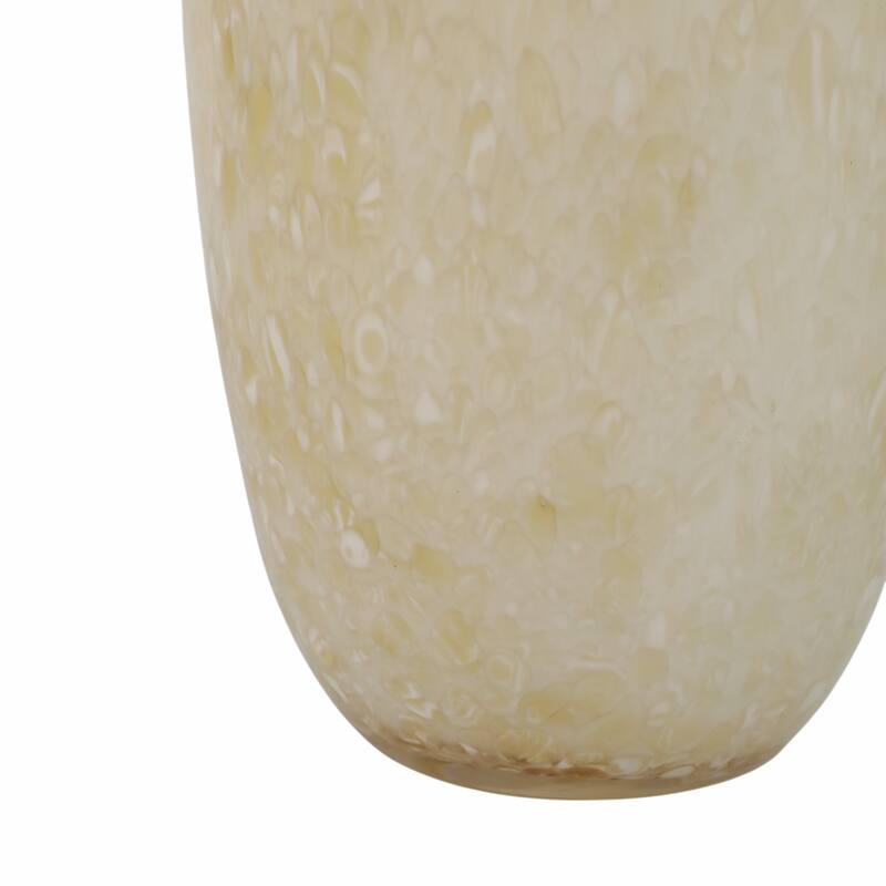 Glass Decorative Vase Textured Handcrafted Sculptural Statement Style