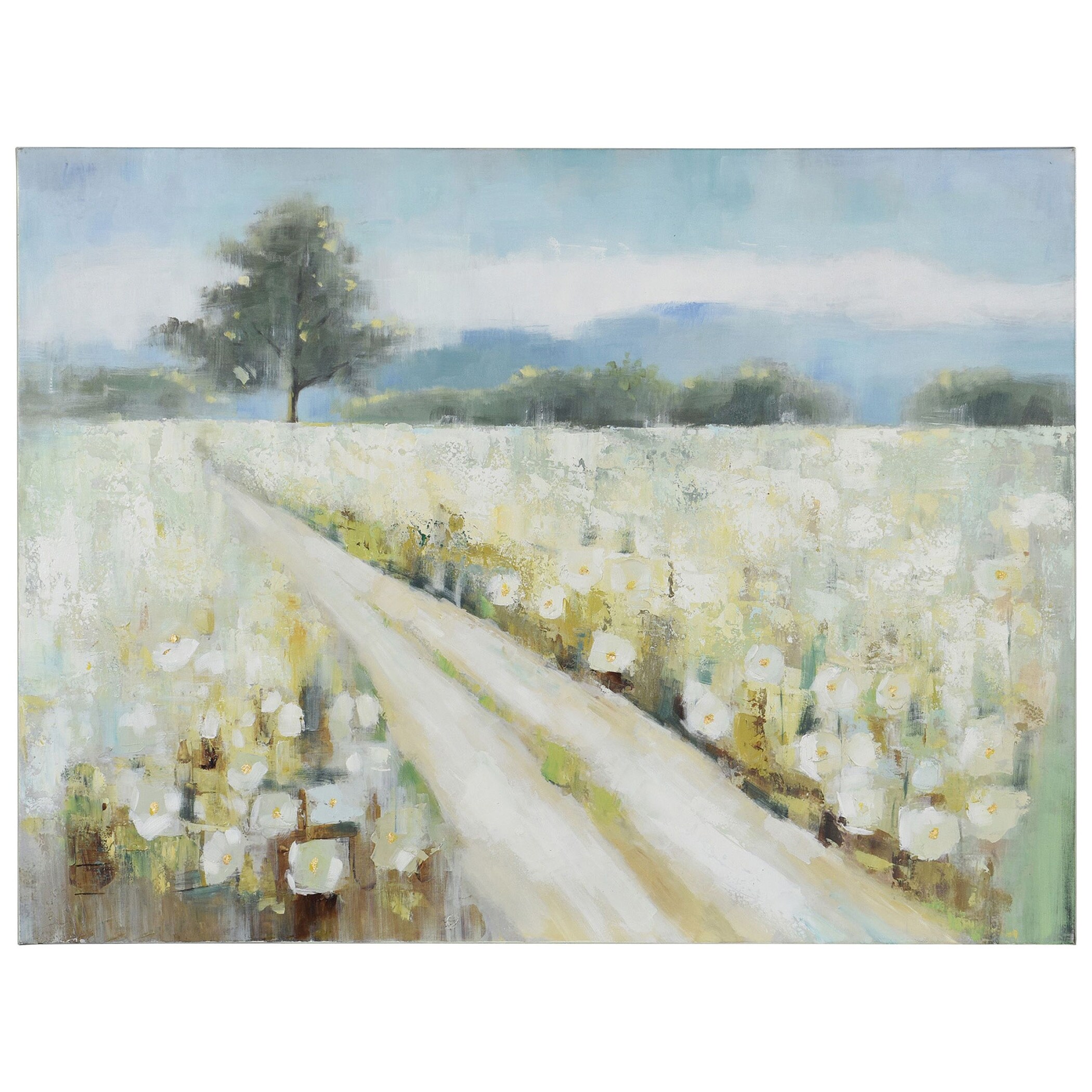 Wildflower - Hand Painted Landscape Acrylic on Canvas Wall Art