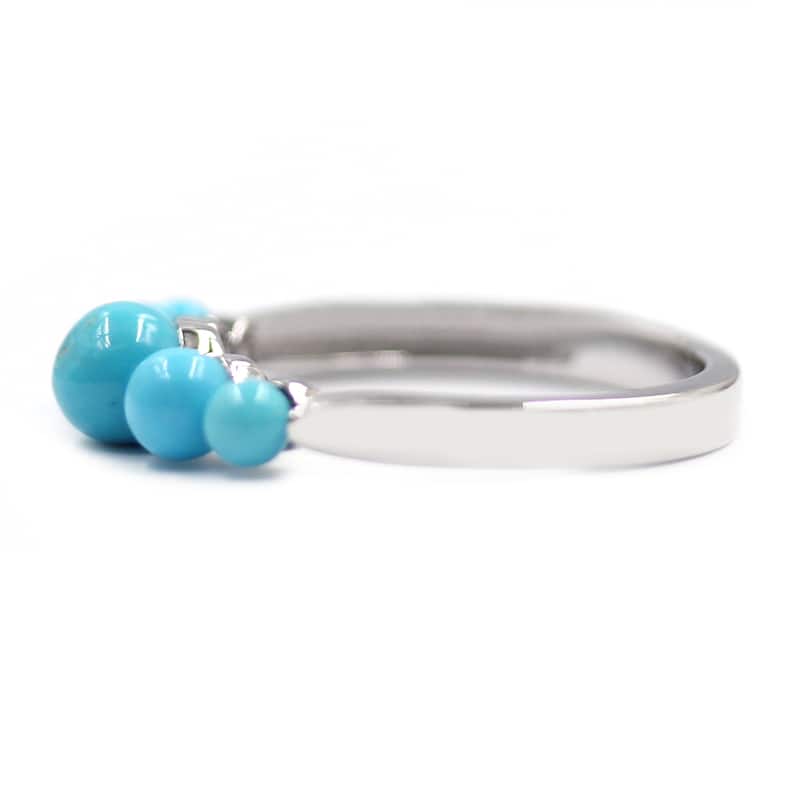 925 Sterling Silver Sleeping Beauty Turquoise Ring