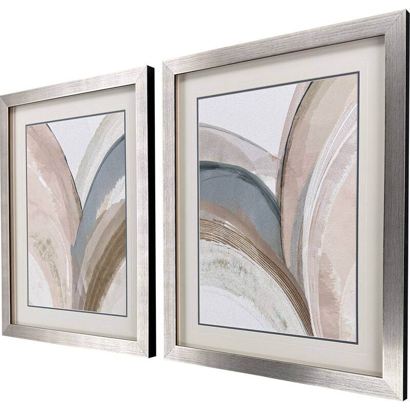 Paragon Abstract Skyfall Framed Art - Set of 2