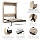 preview thumbnail 10 of 84, Pur 59W Full Murphy Bed by Bestar