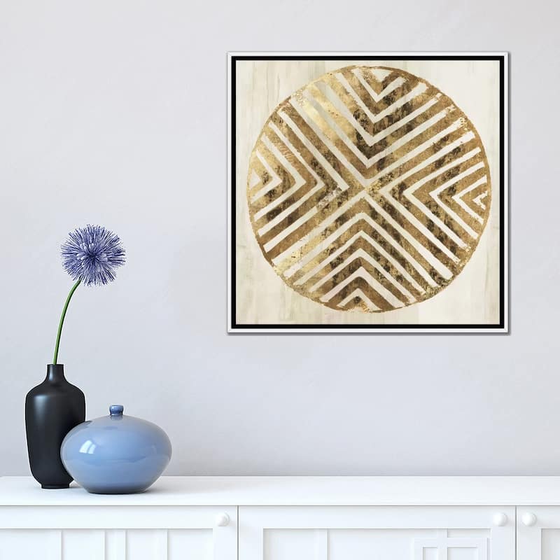 iCanvas "African Lines II" by Eva Watts Framed Canvas Print