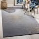 SAFAVIEH Handmade Soho Miyase Modern Burst New Zealand Wool Rug - 3'6" x 5'6" - DarkGrey/Silver