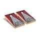 preview thumbnail 1 of 3, Rider Broncs Triangle Cornhole Board Set