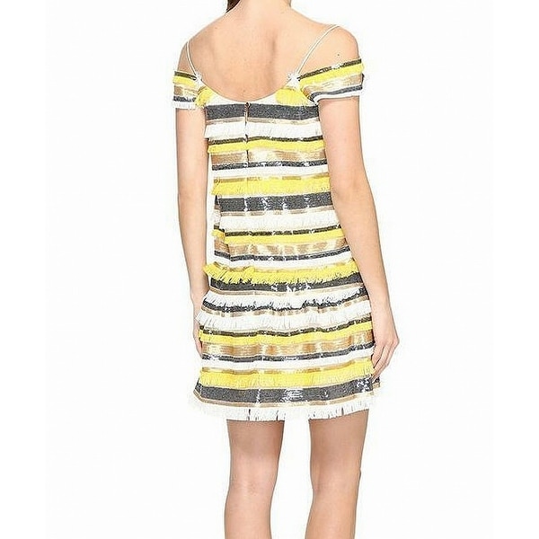 nicole miller yellow dress