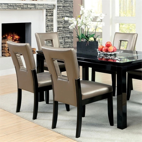 Mirror dining table set store