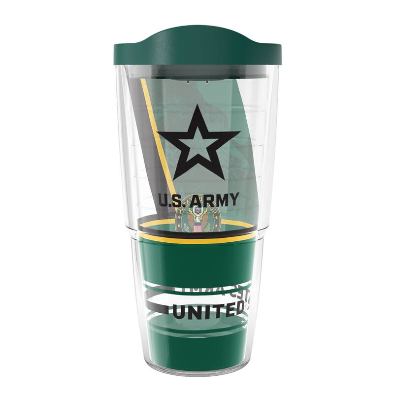 Tervis Army Forever Proud Made in USA Double Walled Insulated Travel Tumbler, Classic - 24oz
