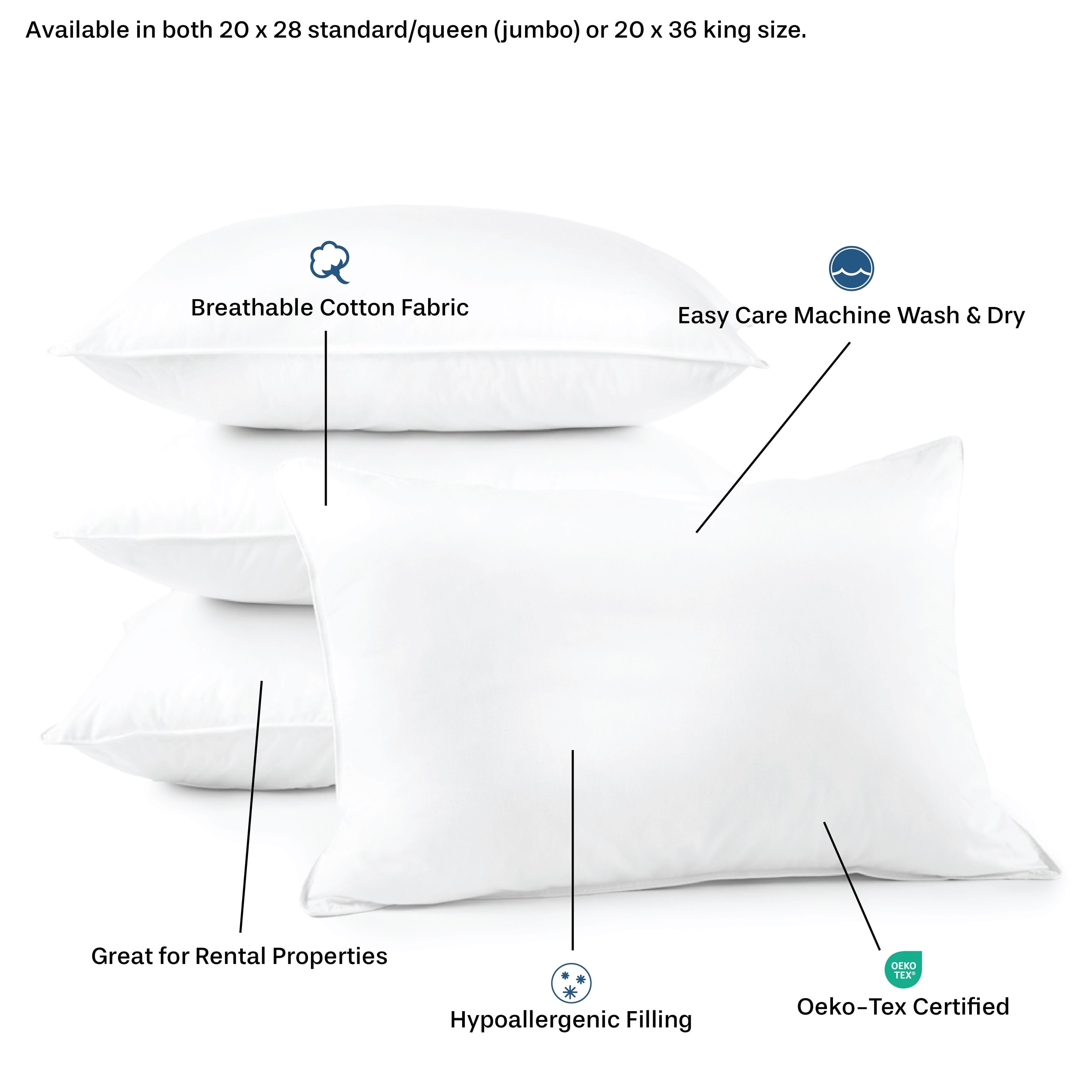 hypoallergenic pillows bed bath and beyond
