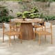 Option Teak Look + White Rope
