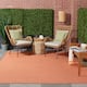 Nourison Positano Ombre Casual Modern Indoor/Outdoor Rug - 9' x 12' - Terracotta