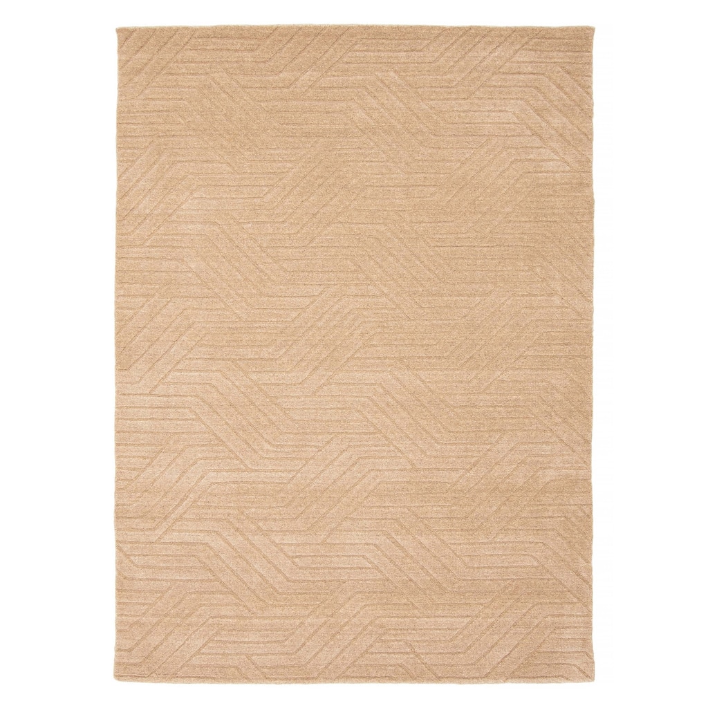 Kashkuli Gabbeh Tan Rug 5'3" x 7'3" - 5'3 x 7'3