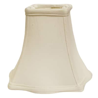 Square Softback Lampshade with Washer Fitter, White
