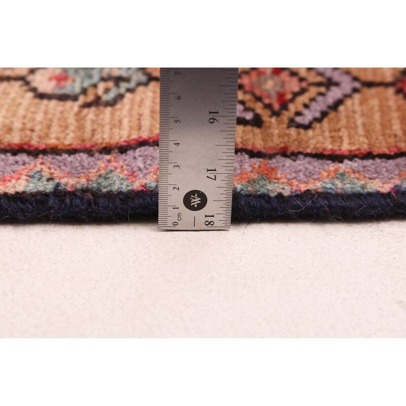 ECARPETGALLERY Hand-knotted Melis Multi Color Wool Rug - 3'5 x 9'0